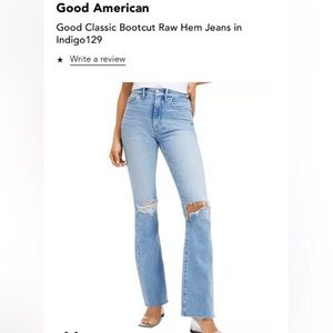 NWT GOOD AMERICAN GOOD CLASSIC HIGH WAIST JEANS